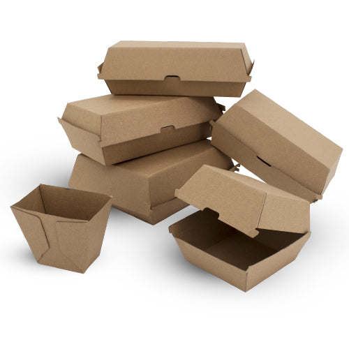 Env Huhta Dinner Box 178x160x80mm (Carton 150 Packaging Direct Australia