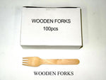 Fork Wooden (Carton 1000) (Box 100)