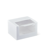 Patisserie White Window Box 5" Long (Carton 800) (Each)