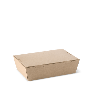 Detpak Lunch Box Medium Brown (180mm x 120mm x 50mm) (Carton 200)