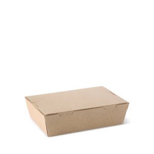 Detpak Lunch Box Small Brown (150mm x 100mm x 45mm) (Carton 200)