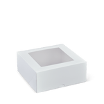 Patisserie White Window Box 7" Square (Carton 200) (Each)
