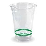 Bio Cup PLA Plastic 500ml Clear (Carton 1000) (Sleeve 50)