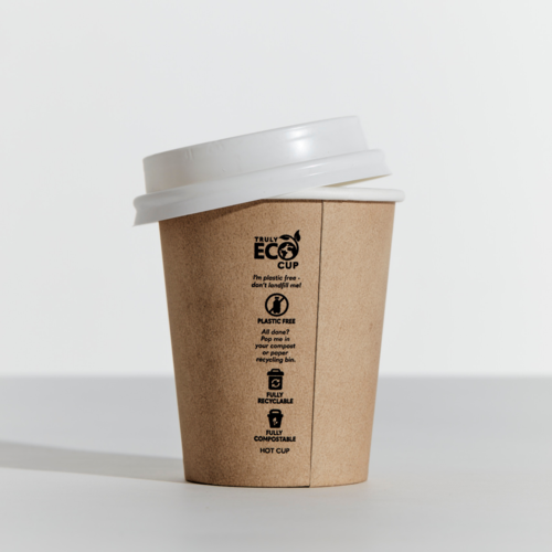 Lid Paper Pinnacle 12/16oz White (Carton 1000) (Sleeve 100) Packaging