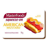 Mustard P/C American Squeez On 10g (Carton 100)