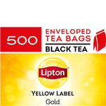 Tea Bags Env Yellow Label Gold  (Carton 500)