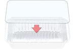 Foil 7119 Clear PVC Lid (Carton 500)