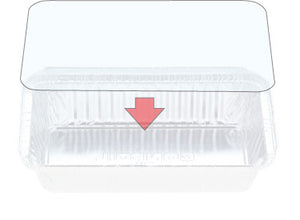 Foil 7119 Clear PVC Lid (Carton 500)