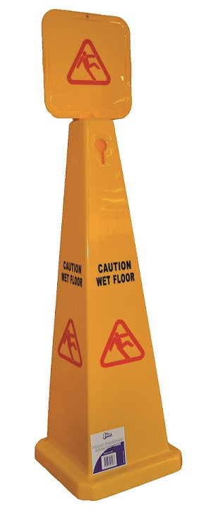 Sign Caution Wet Floor Large Pyramid