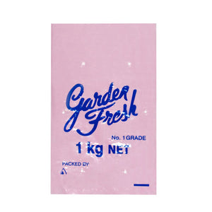 Potato Bag 1kg Garden Fresh Pink 330 x 205 (Carton 1000)