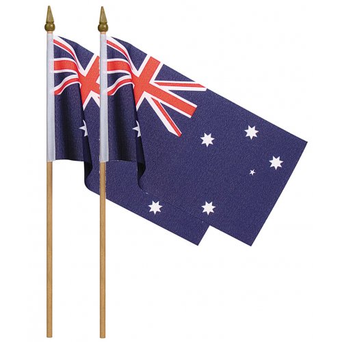 Australia Flags (24x12cm) (Pack 2)