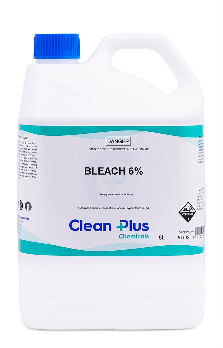 Bleach Commercial Clean Plus 6% 20 Litre