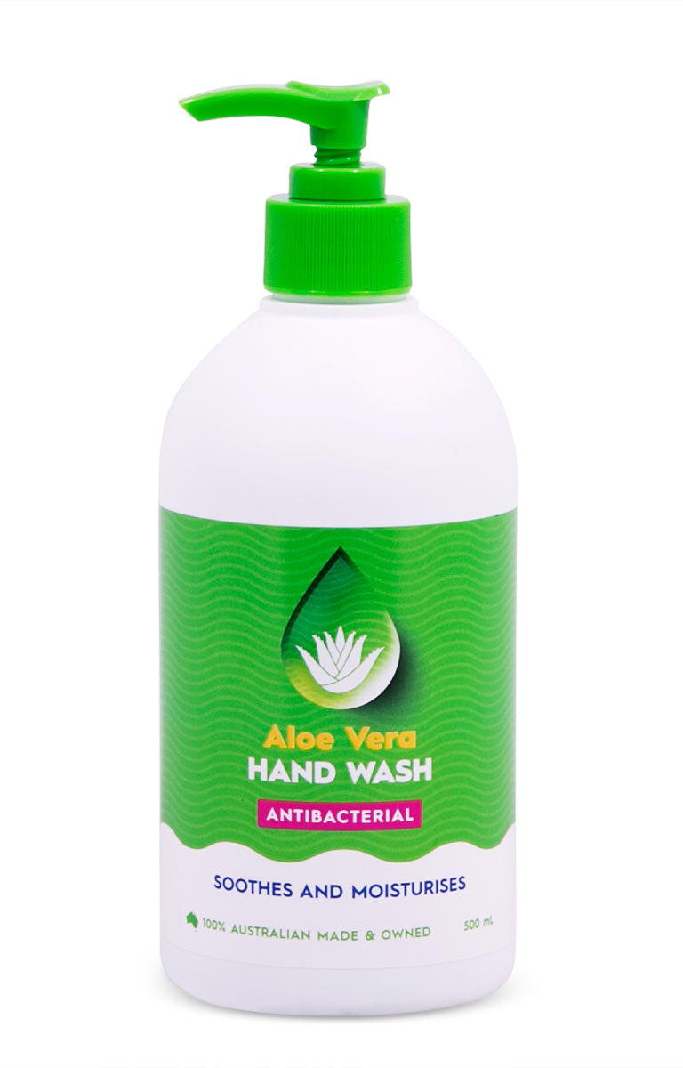 Soap Liquid Antibacterialt Aloe Vera + Pump 500ml Each