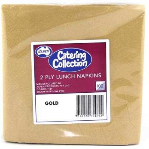 2 Ply Lunch Napkin Alpen (Carton 2000) (Pack 100)