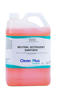 Sanitiser Detergent Neutral Clean Plus 5 Litre