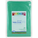 Table Cover Round Plastic 213cm Various Colours