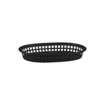Basket Bread Rectangular Plastic Black (270x180x40mm) (Each)