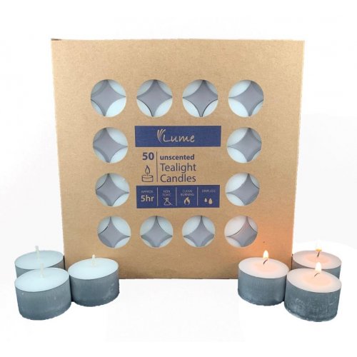 Candle Tee Light Bulk Box 9 Hours Inner (Pack 50)