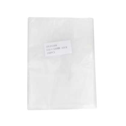 50um Clear Bag 13" x 09" (330mm x 230mm) (Carton 1000) (Pack 100)