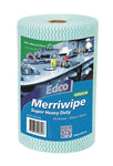 Wipe Merriwipe Super Heavy Duty Green (30cmx50cm) 90 Sheets Wipe Roll