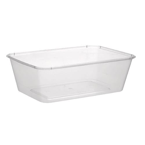 L750 Plastic Container Rectangle 750ml (Carton 500) (Sleeve 50)