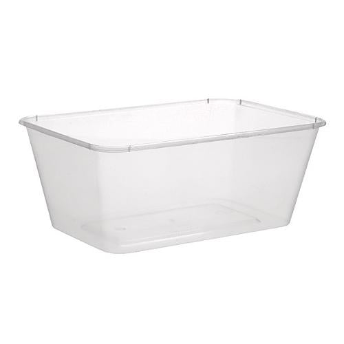 L1000 Plastic Container Rectangle 1000ml (Carton 500) (Sleeve 50)