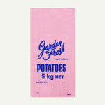 Potato Bag 5kg Printed/Punched Pink (Carton 1000) (Pack 100)