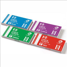 Check Tickets Each 100 Per Book
