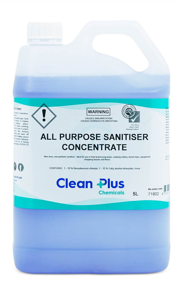 Sanitiser All Purpose Clean Plus 20 Litre
