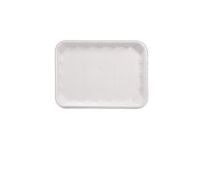 Foam Tray (7"x5" x 15mm) White Shallow "Ikon" (Carton 1000) (Sleeve 125)