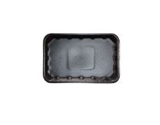 Foam Tray (8"x5" x 15mm) Black Shallow "Ikon" (Carton 1000) (Sleeve 125)