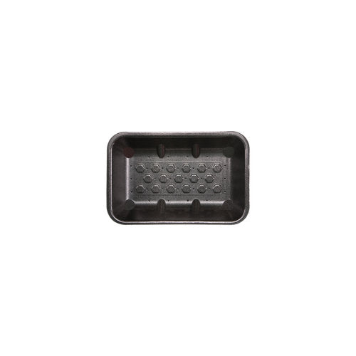 Foam Tray 8"x5" Black Open Cell "Ikon" (Carton 360)