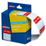 Avery "Sale Price " Dispenser Labels 30x24mm (400 Labels)