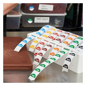 Day Label Dispenser Square 24mm Kit Permanent