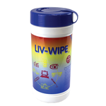 Alcohol Liviwipes 70% Isopropyl (21x14cm) (Tub 100)