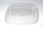 Platter Plastic 12" Lid Dome Square Clear Each