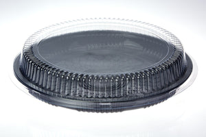 Platter Plastic 15" Lid Round Dome Clear Each