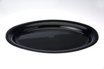 Platter Plastic 20" Oval 50Cm Black Each