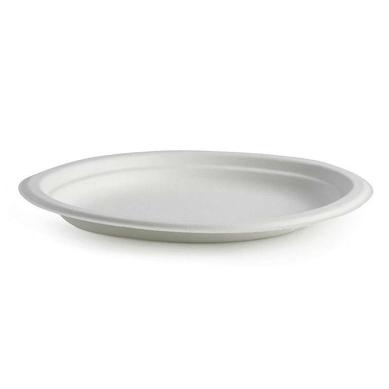 Bio Cane Plate Oval 10.25"x7.75"(Carton 500) (Sleeve 125)