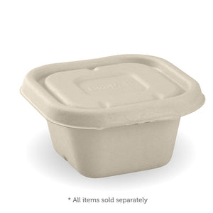 Bio Cane Takeaway Base 480ml 130x130x65 Natural (Carton 600)