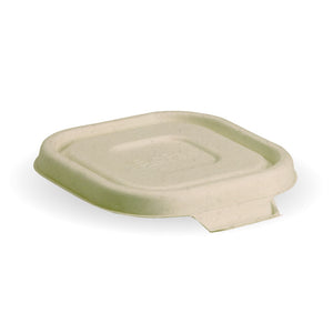 Bio Cane Takeaway Lid 280/480/630ml Natural (Carton 600) (Sleeve 50)