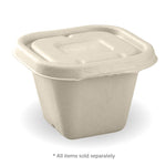 Bio Cane Takeaway Lid 280/480/630ml Natural (Carton 600) (Sleeve 50)