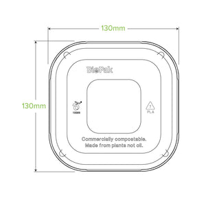 Bio Cane T/A Lid Dome Pla 280/480/630Ml (Carton 600)