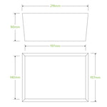 Bio Box Lunch Extra Large 197x140x90mm (Carton 200)