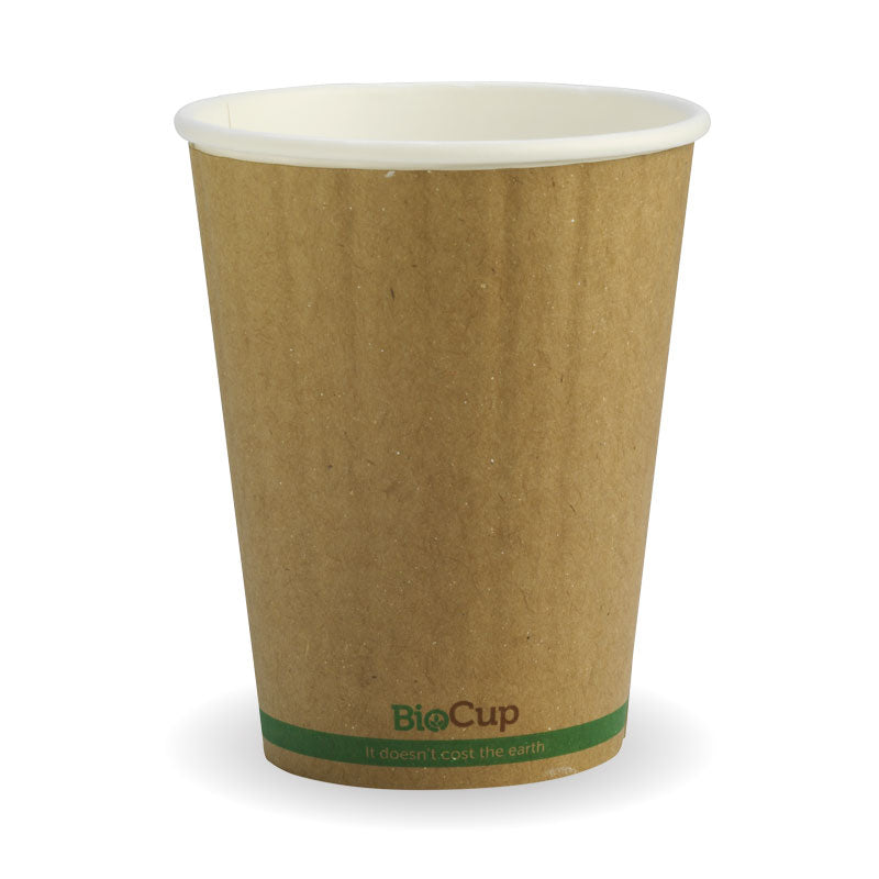 Bio Cup 12oz/354ml Double Wall Brown Kraft (Carton 1000) (Sleeve 40)