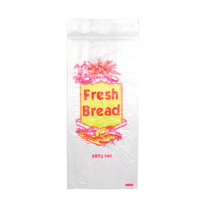 Bread Bag Plastic Hdpe Printed Red/Yellow (Carton 5000)