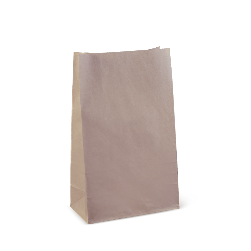 Checkout Bag Paper #16 Brown (390mmmm x 240mmmm x 120mm) (Carton 250)