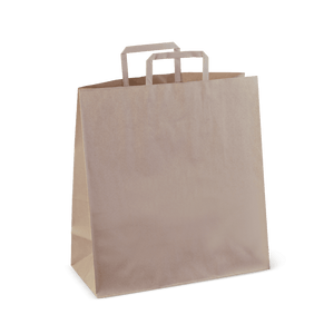 Paper Carry Bag #75 Brown (340mm x 320mm x 144mm) (Carton 250) (Pack 50)