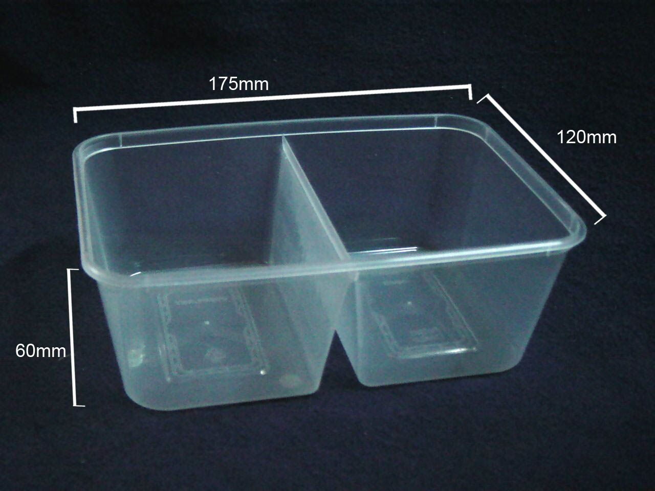 C800 Compartment Rectangle (800ml) (Carton 500) (Sleeve 50)