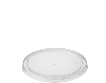 Clear Round Plastic Container P.E.T Lid To Suit "CA-FC" (Carton 1000) (Sleeve 50)